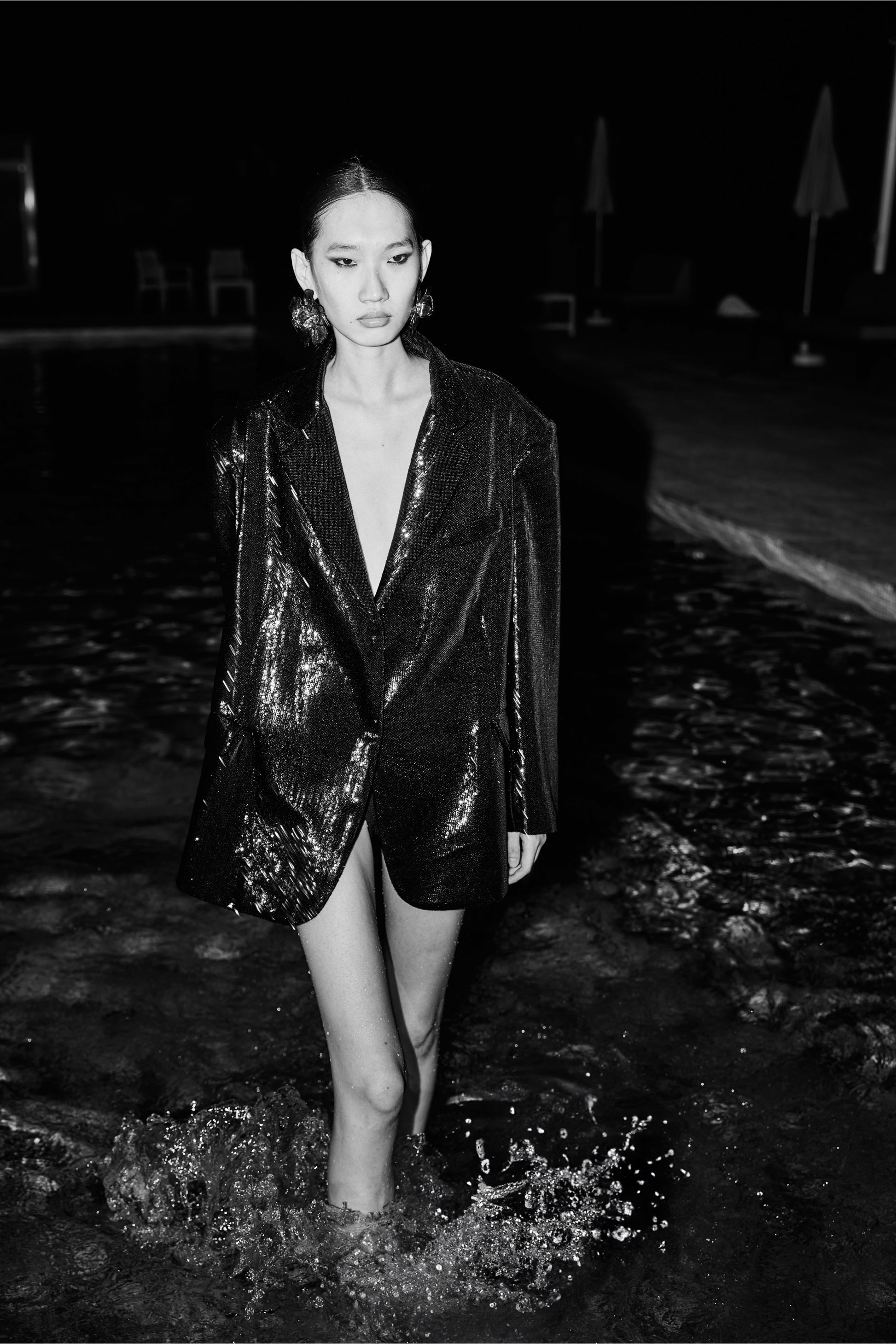 Sequin oversize blazer Baroc Boutique