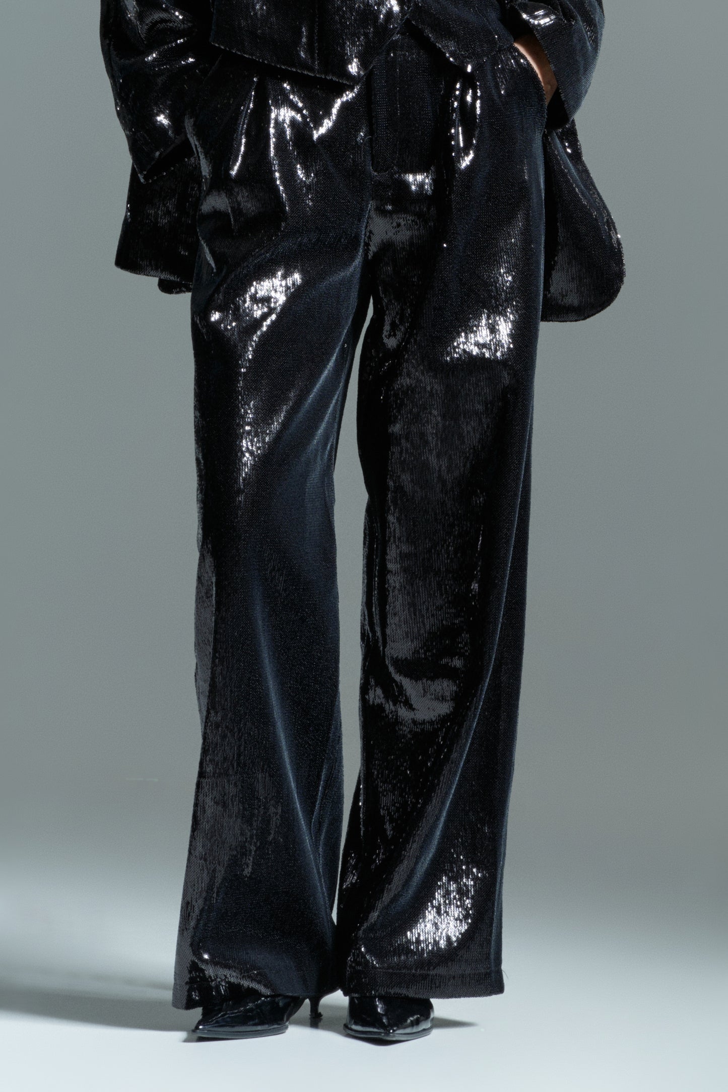 Sequin wide leg trouser Baroc Boutique