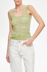 Sheer striped top Baroc Boutique