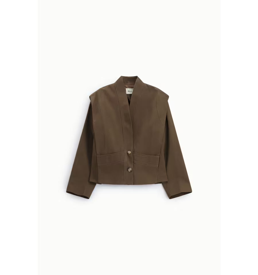 Short blazer with double pocket and two button fastening Baroc Boutique