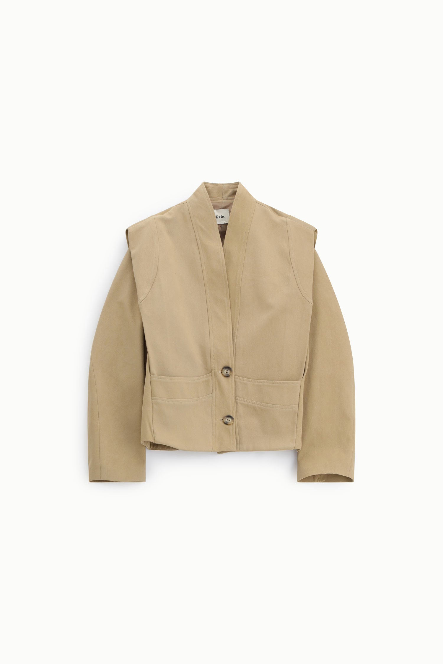 Short blazer with double pocket and two button fastening Baroc Boutique