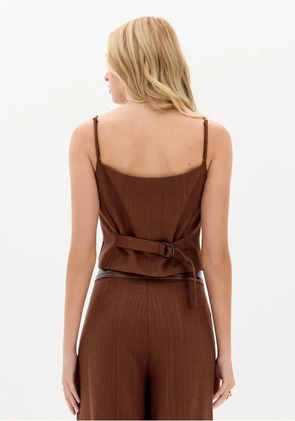 Short Cami Top with Front Flaps Baroc Boutique