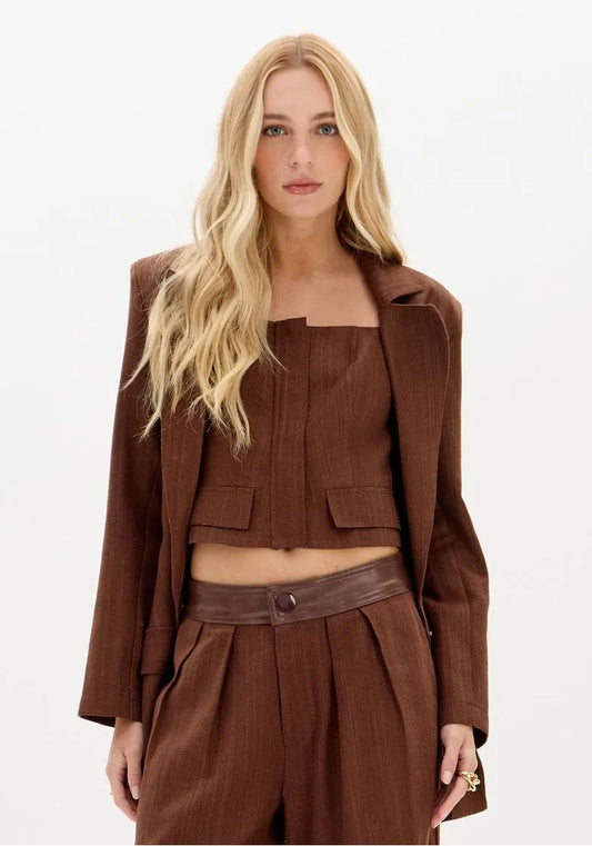 Short Cami Top with Front Flaps Baroc Boutique