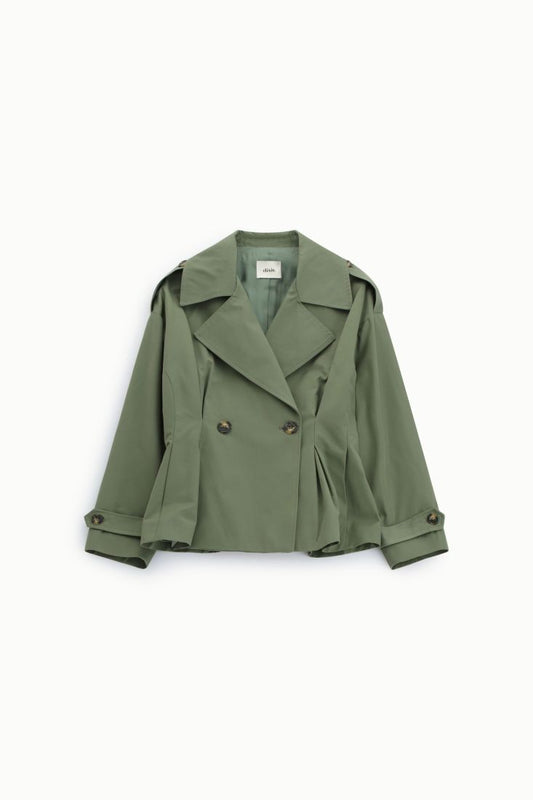 Short double-breasted blazer with darts and epaulettes Baroc Boutique