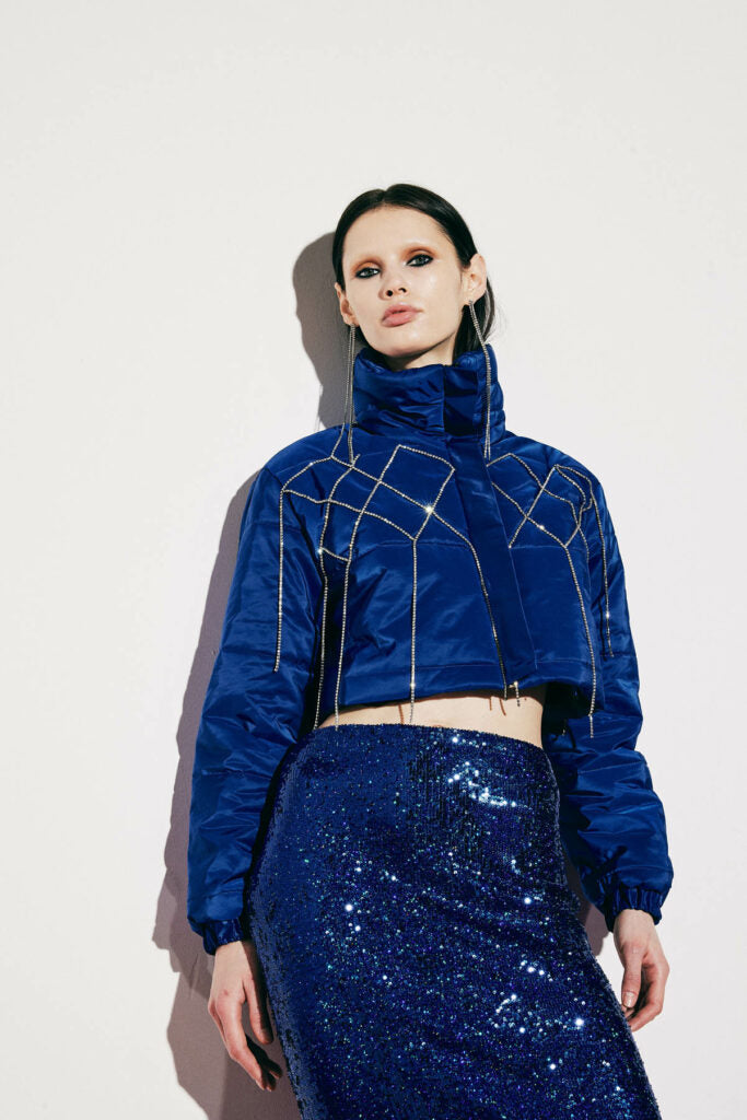 Short jacket with rhinestones Baroc Boutique