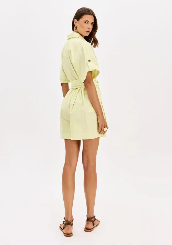 Short sleeve jumpsuit with belt Baroc Boutique