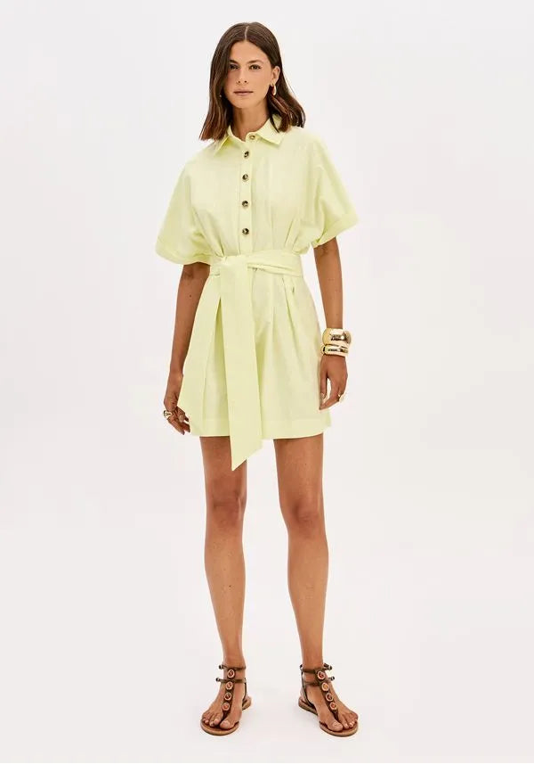 Short sleeve jumpsuit with belt Baroc Boutique