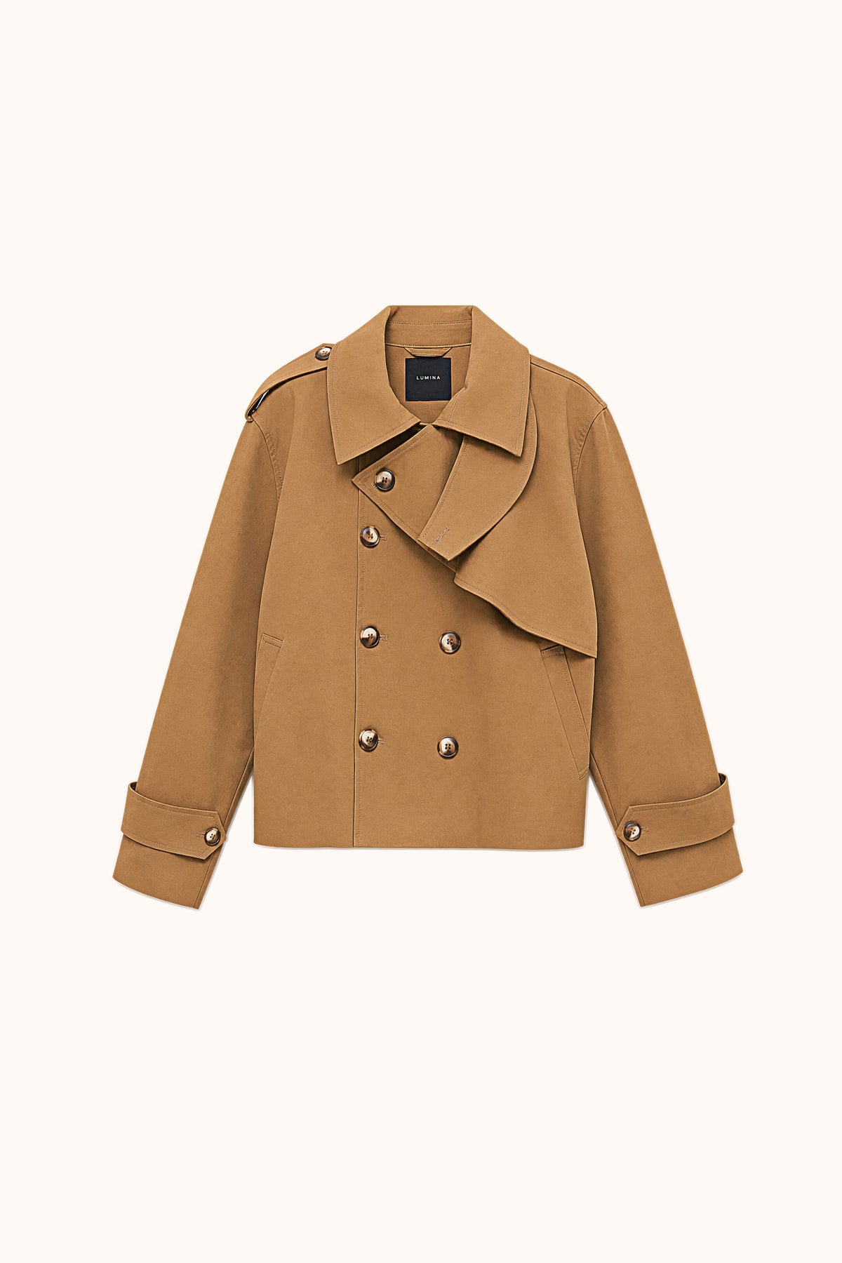 Short trench coat with belt Baroc Boutique