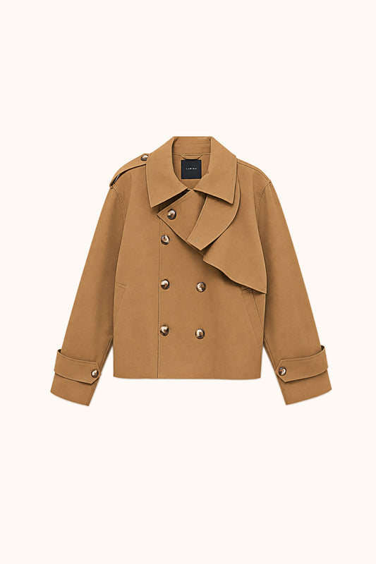 Short trench coat with belt Baroc Boutique