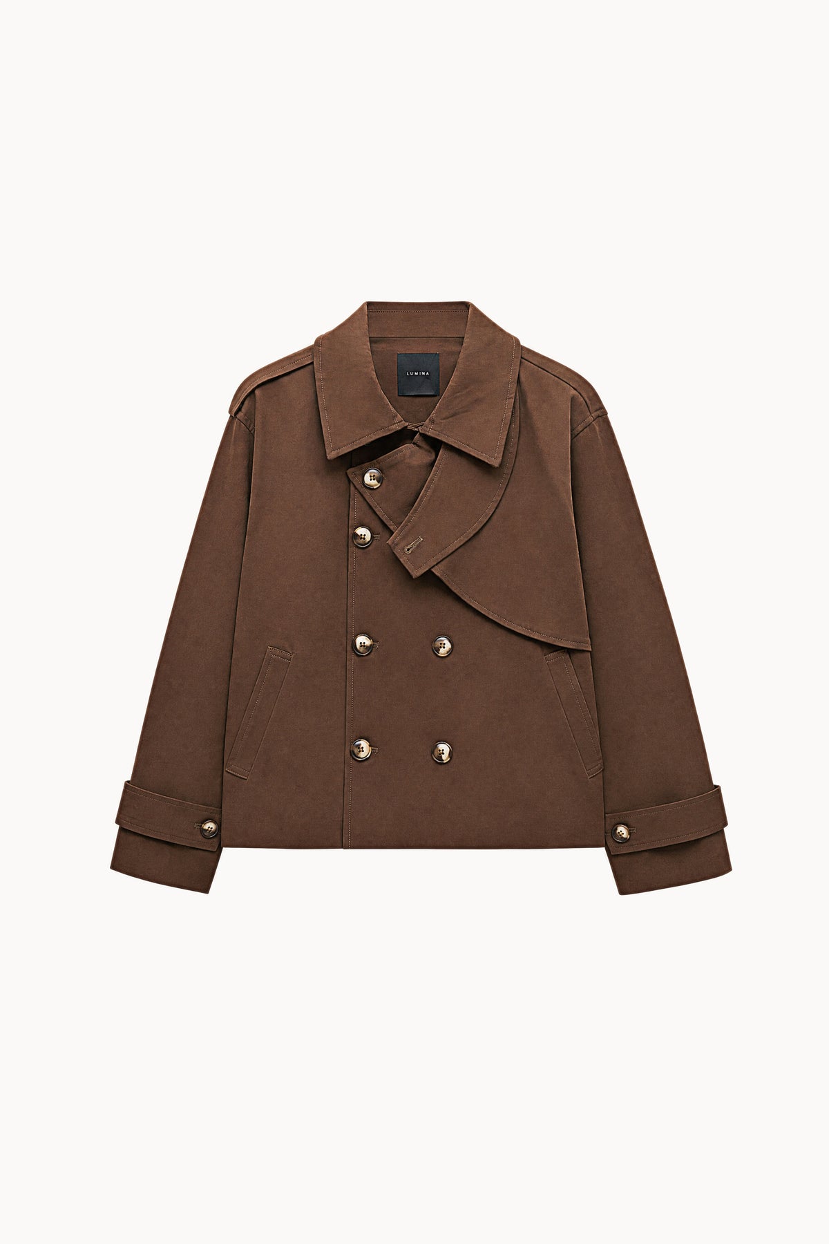 Short trench coat with belt Baroc Boutique
