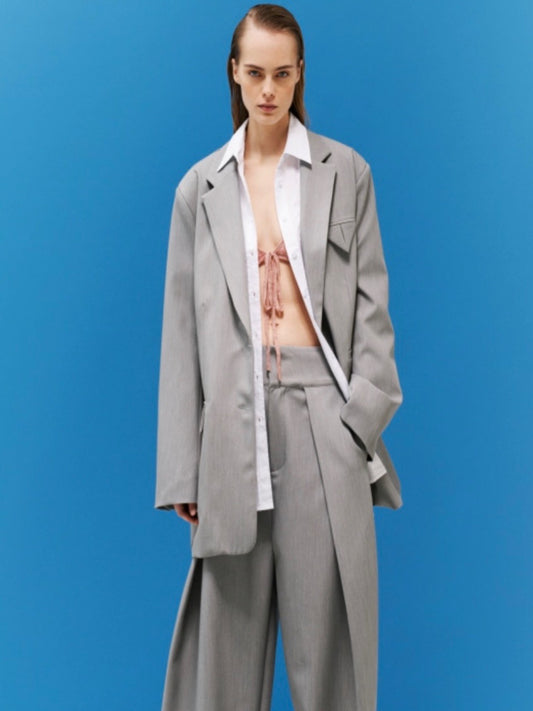 Single breasted blazer with cut outs Baroc Boutique