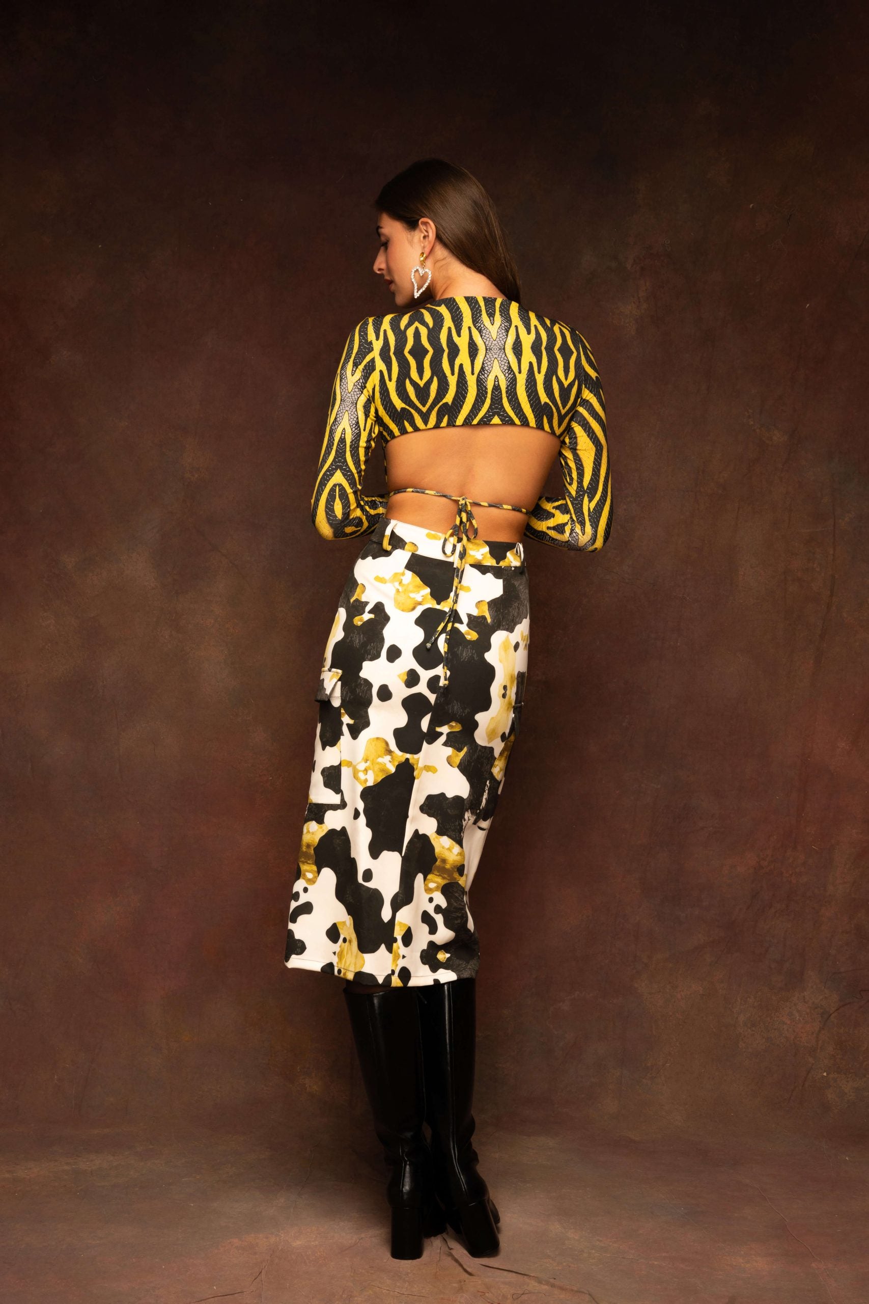 Skirt Themida midi skirt Baroc Boutique