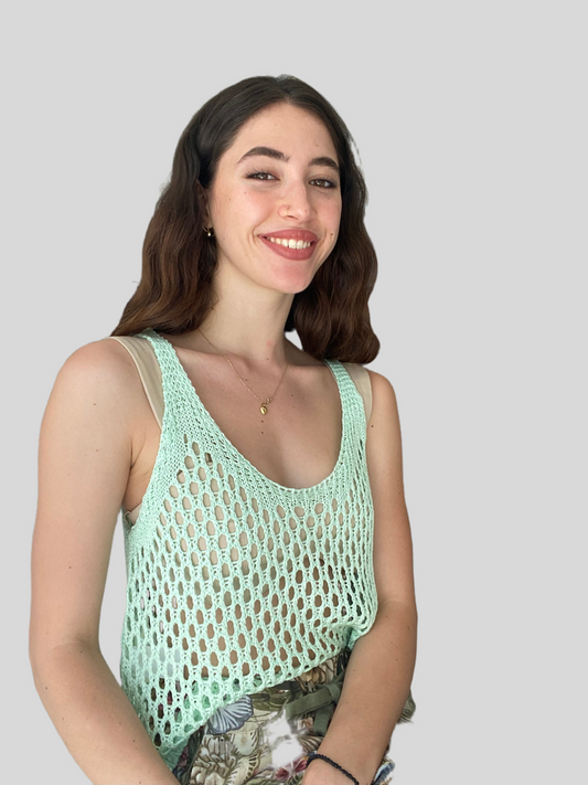 Sleeveless crochet top Baroc Boutique