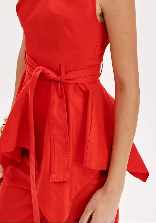 Sleeveless peplum blouse Baroc Boutique