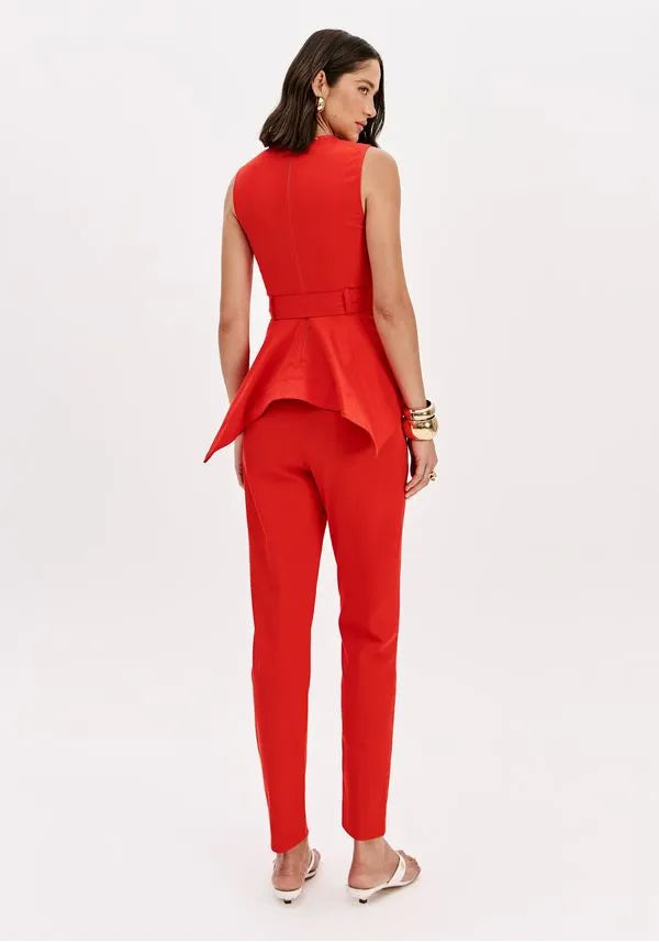 Sleeveless peplum blouse Baroc Boutique