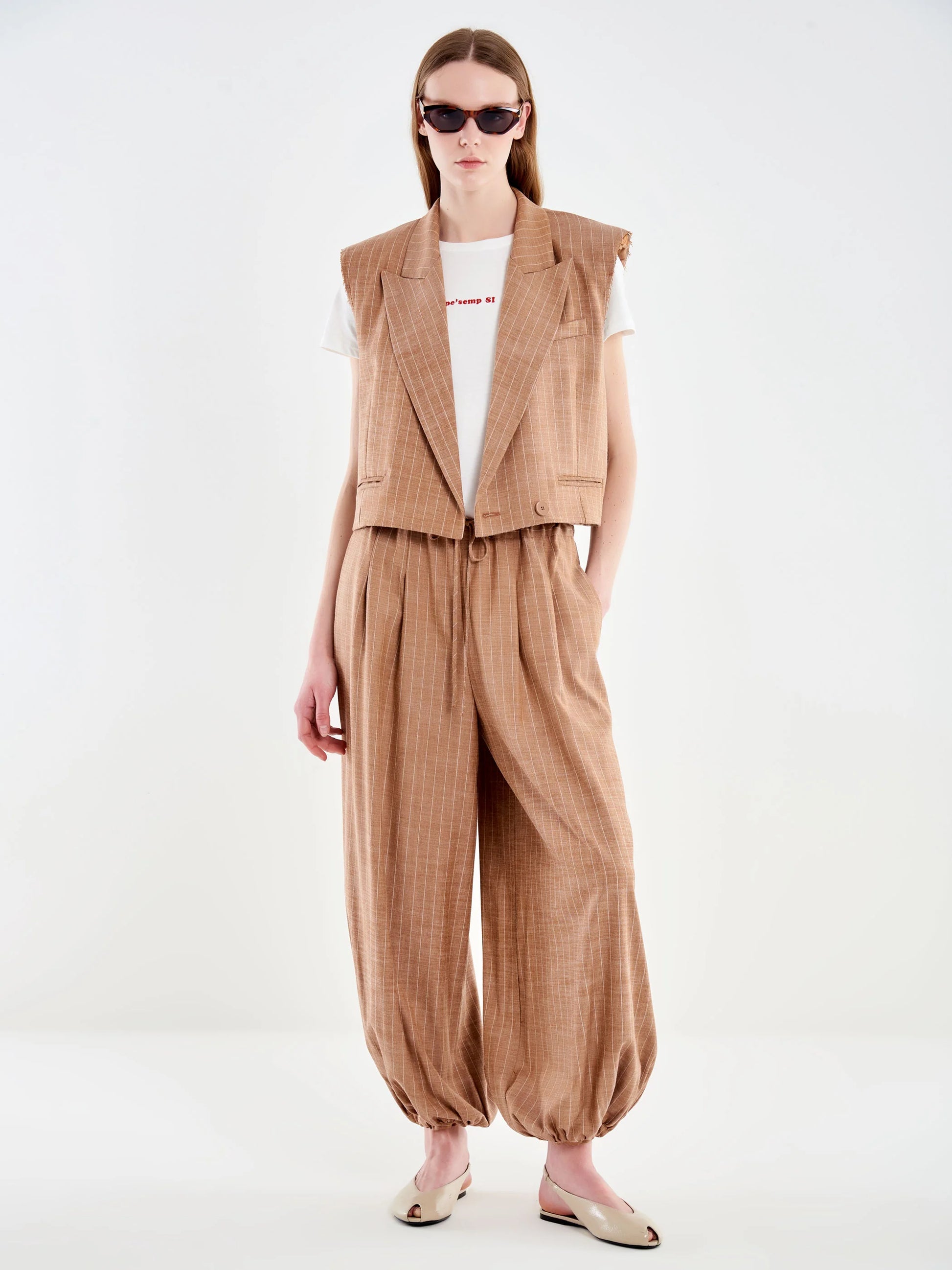 Pin stripe balloon pants Baroc Boutique Small