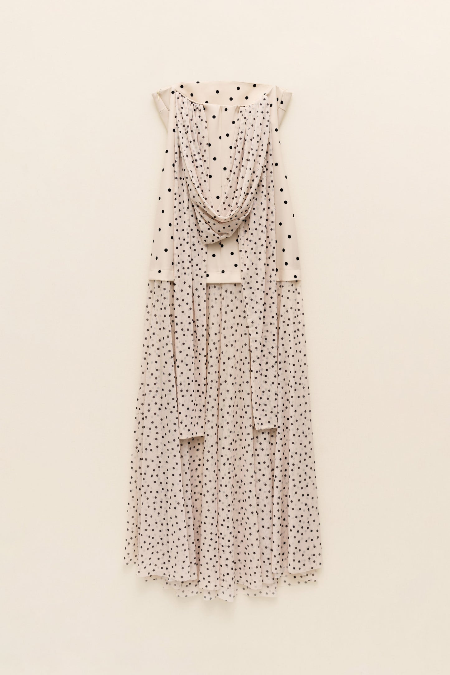 Strapless polka top dress Baroc Boutique
