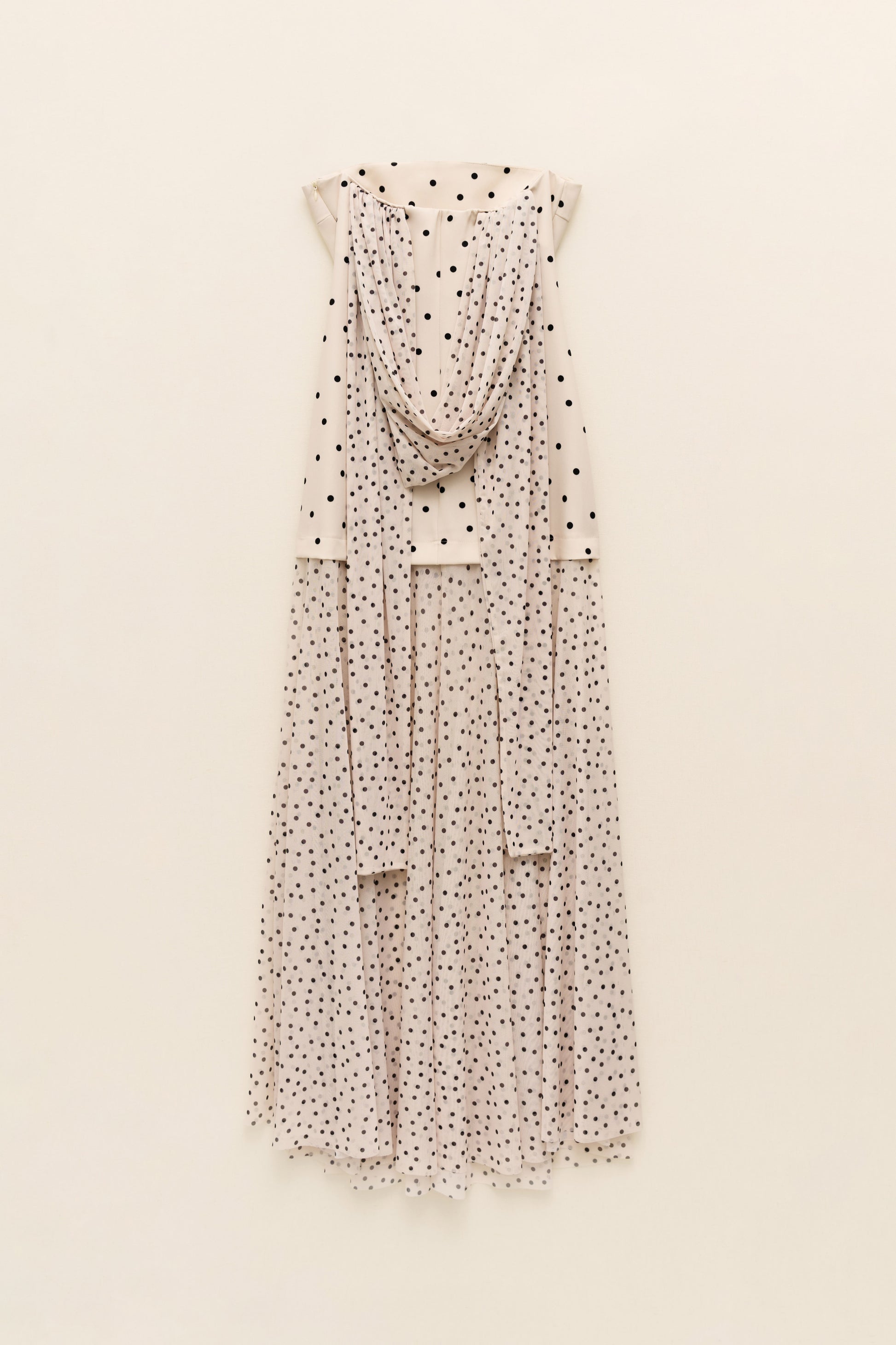 Strapless polka top dress Baroc Boutique