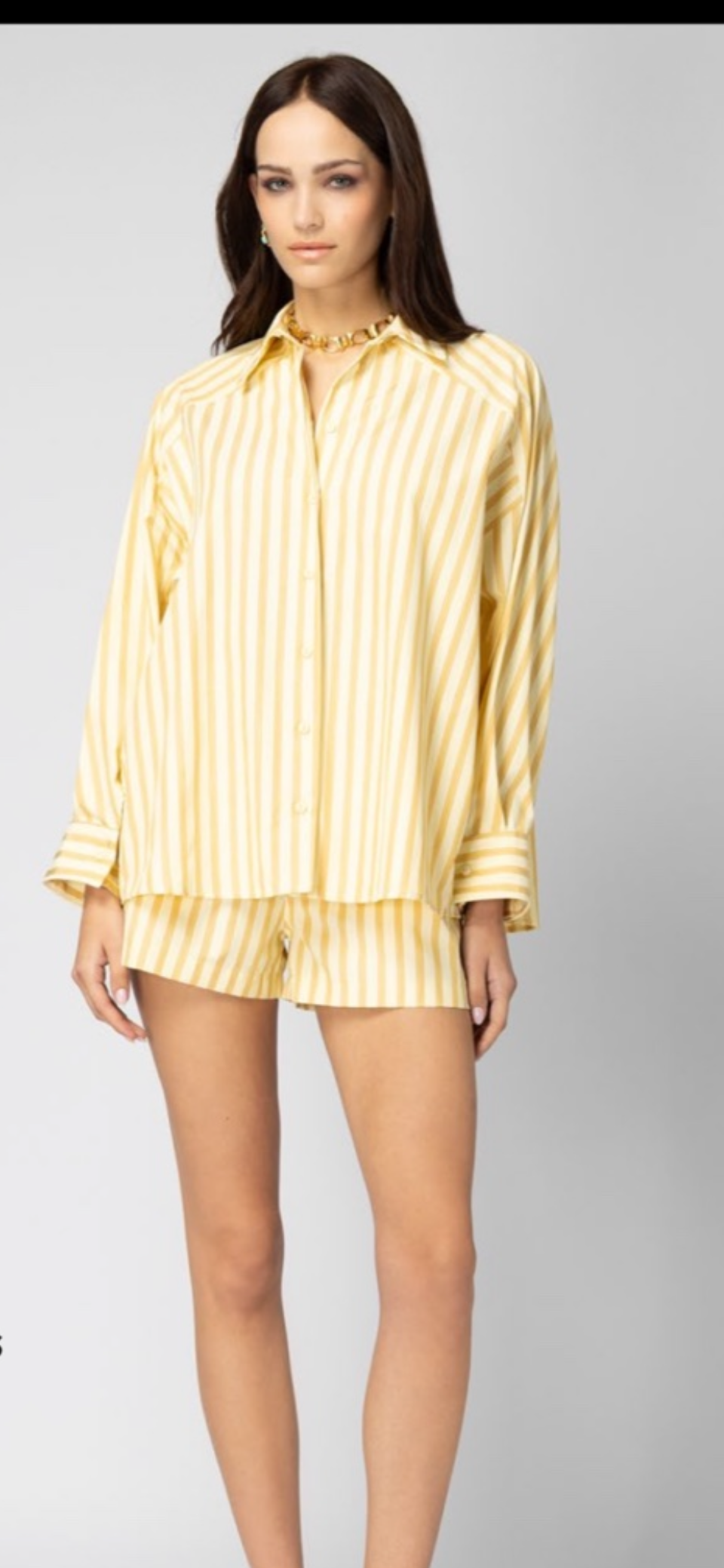 Striped shirt and short Baroc Boutique