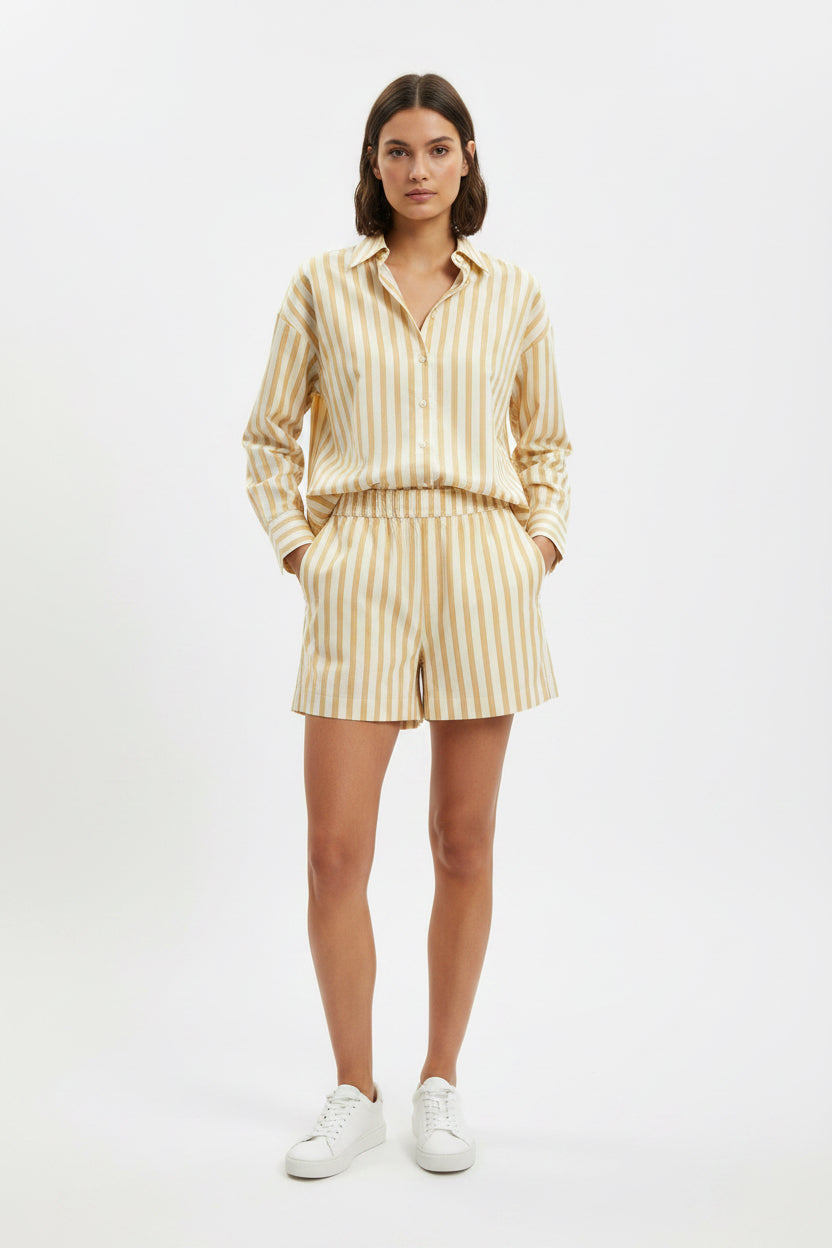 Striped shirt and short Baroc Boutique