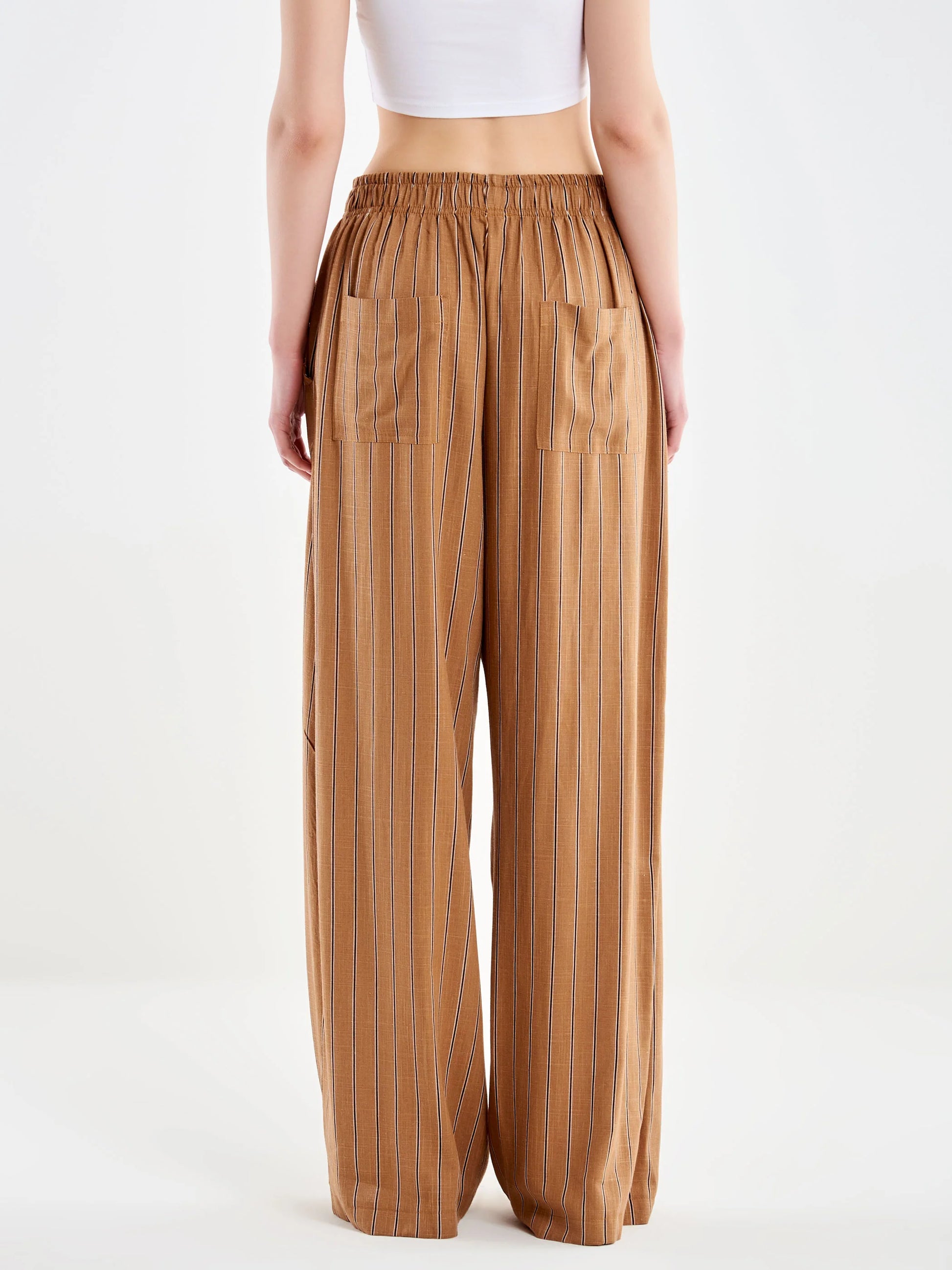 Striped wide leg pants Baroc Boutique