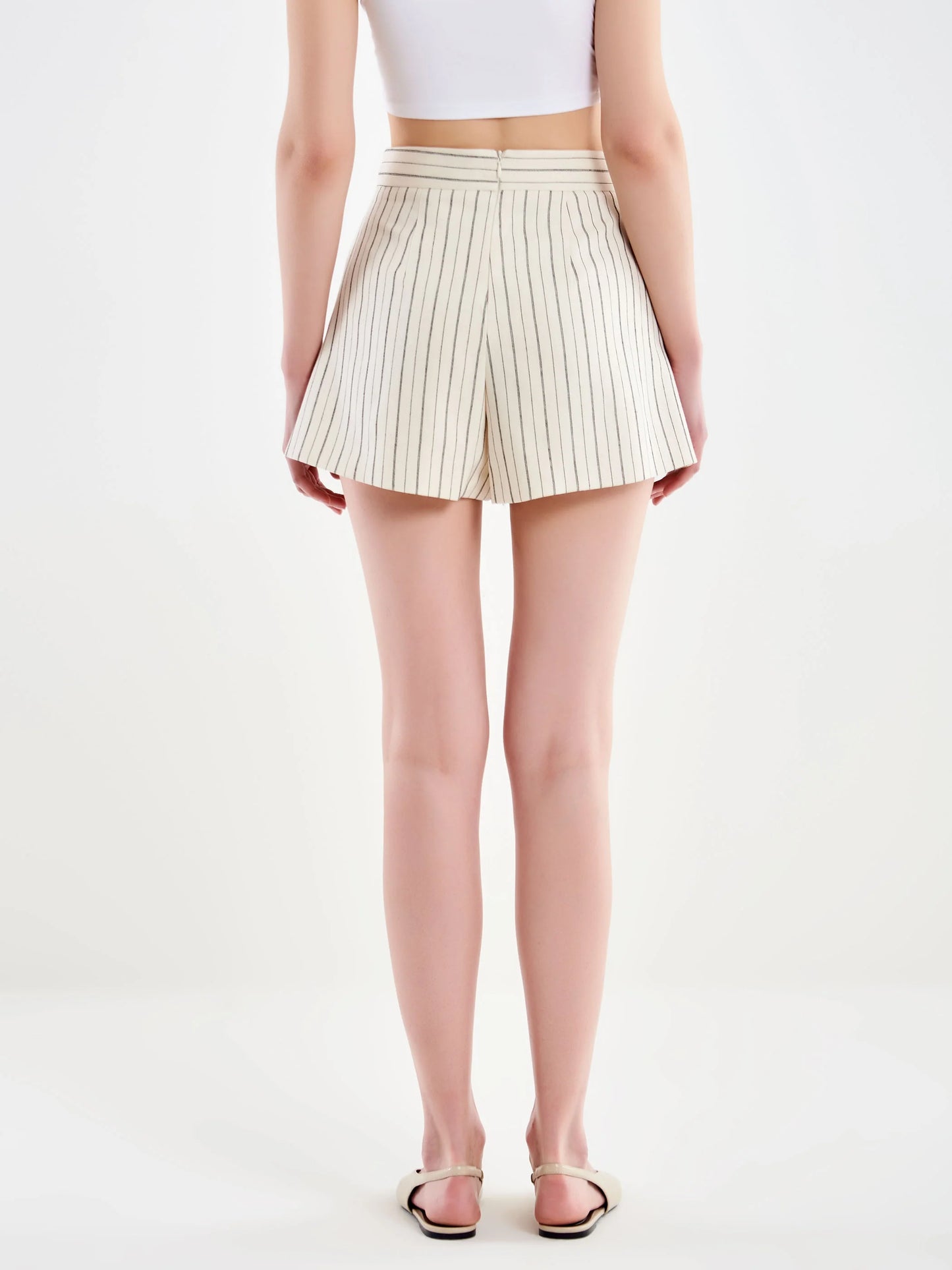 Striped wide leg short Baroc Boutique
