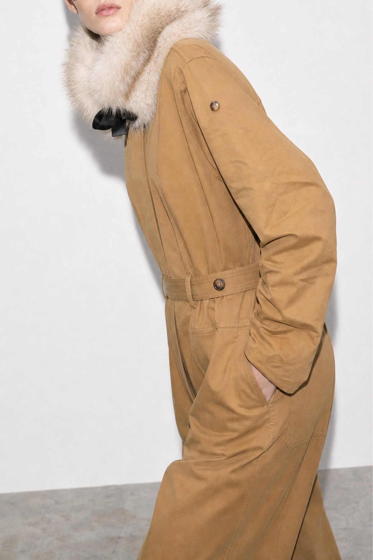 Structured cotton jumpsuit Baroc Boutique