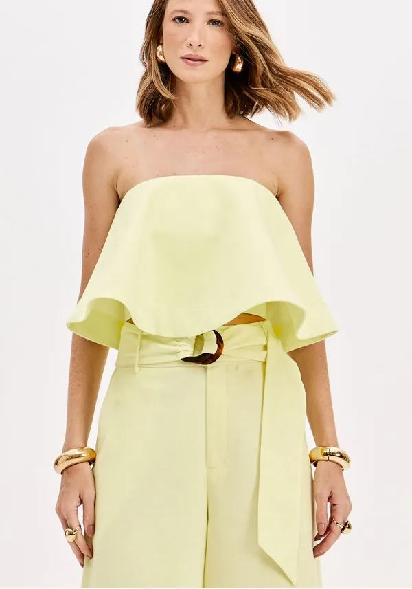 Structured strapless blouse Baroc Boutique