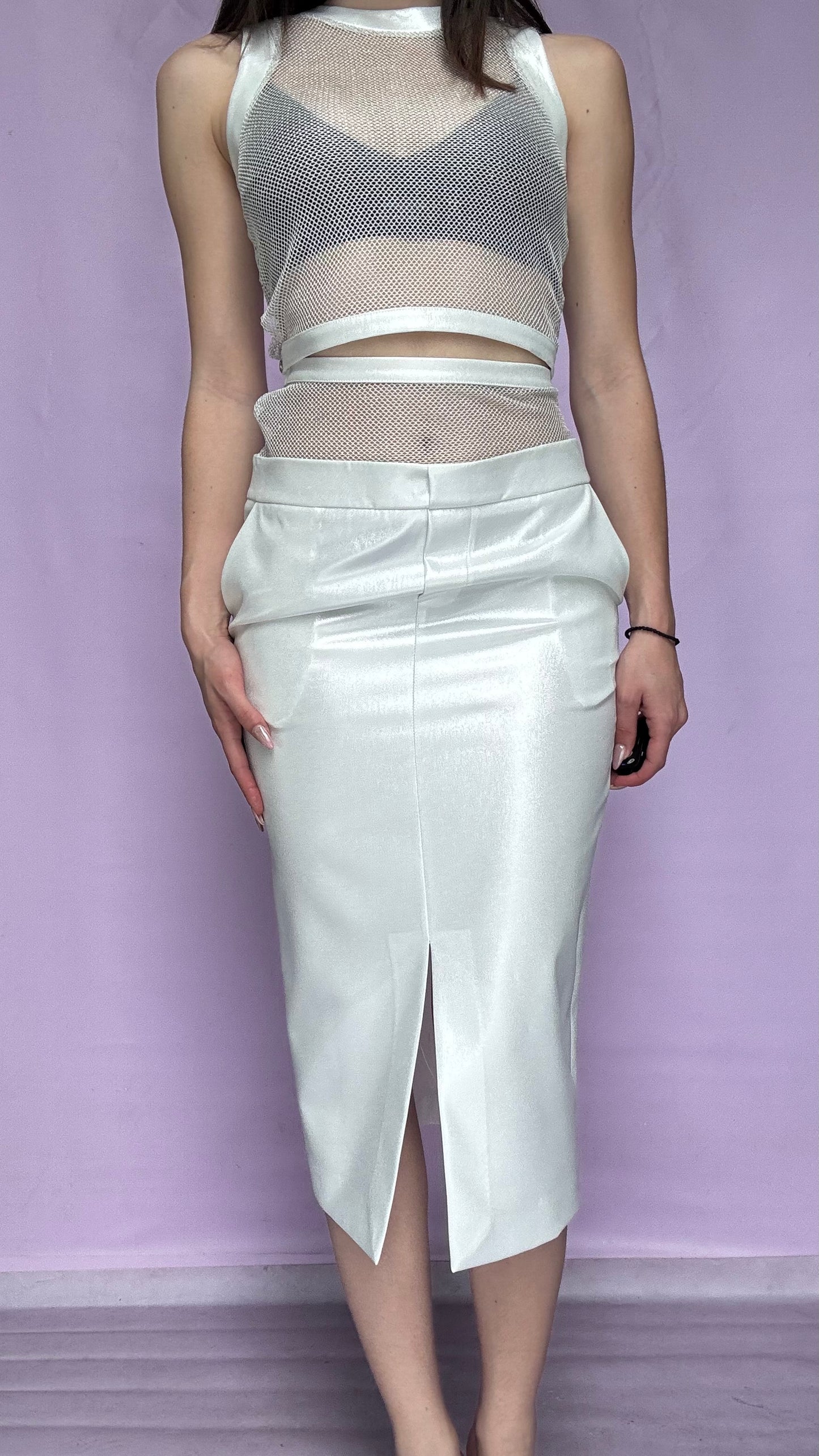 Swimmers top with net and a shine Baroc Boutique