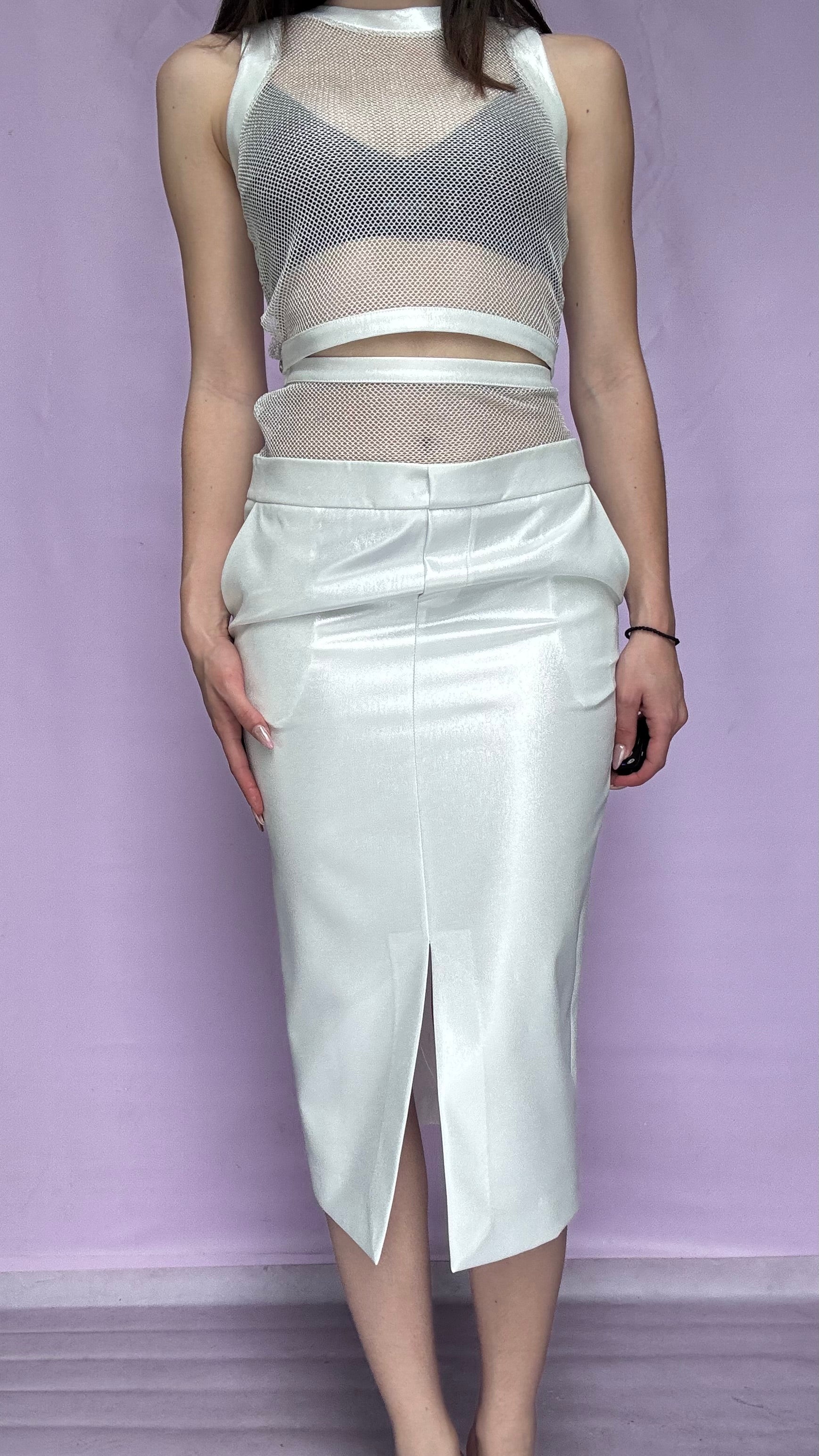 Swimmers top with net and a shine Baroc Boutique