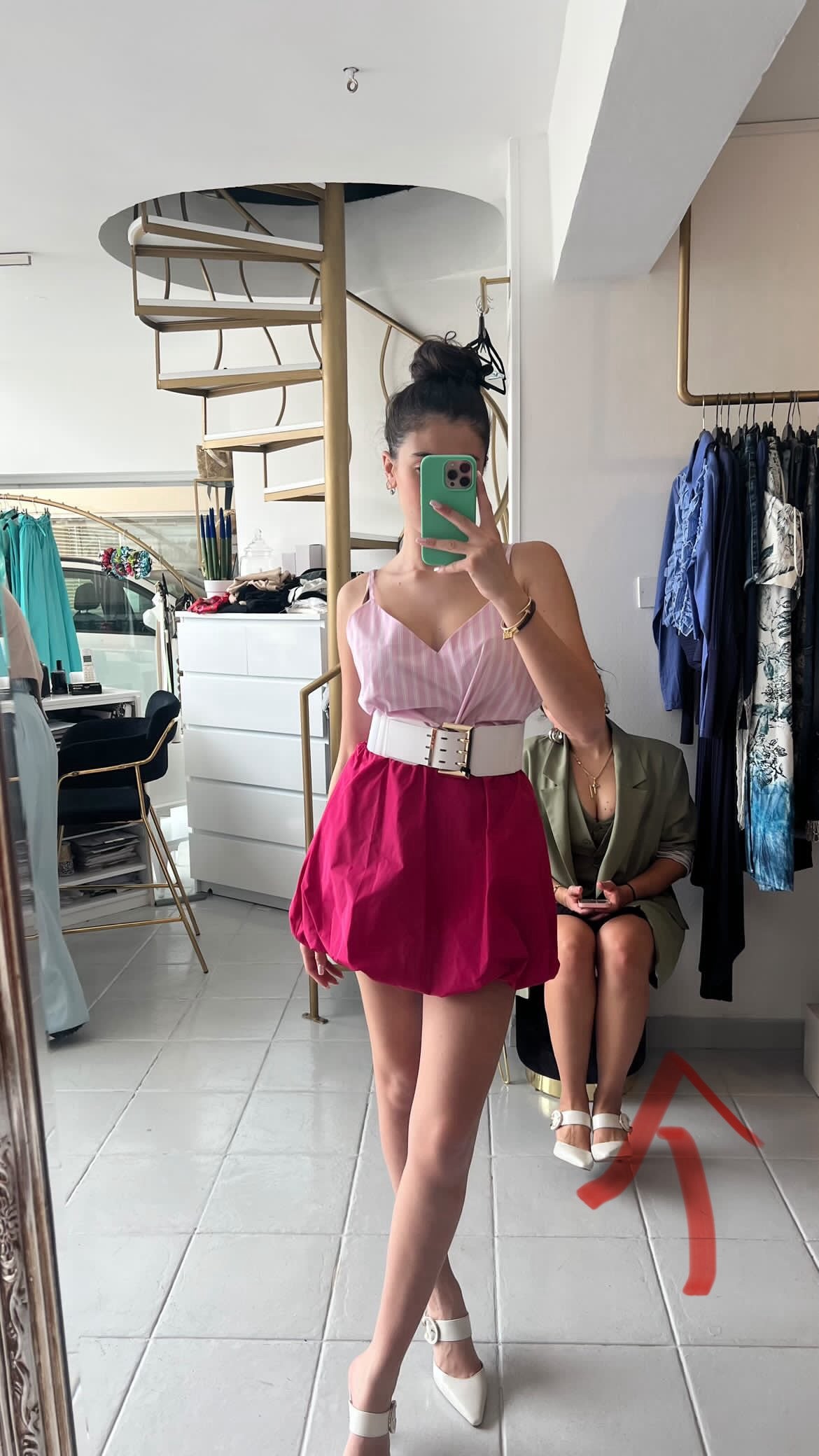 Taftan ballon skirt Baroc Boutique