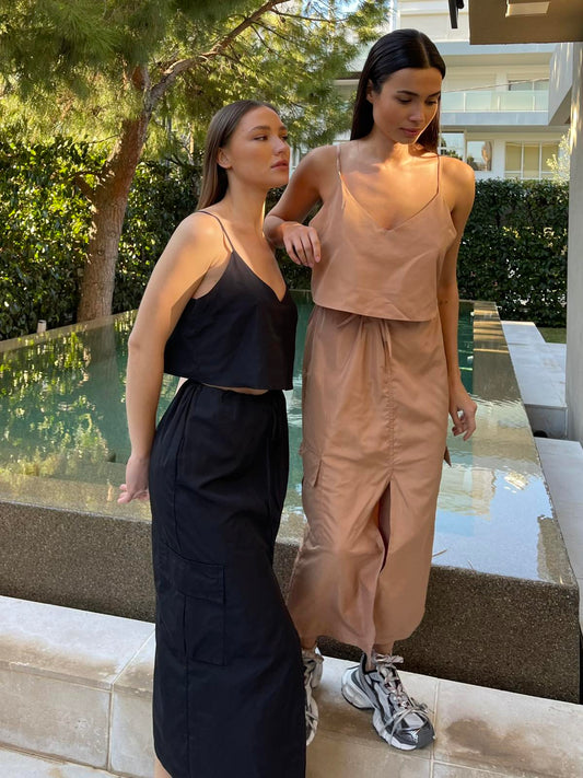 Taftan crop top Baroc Boutique