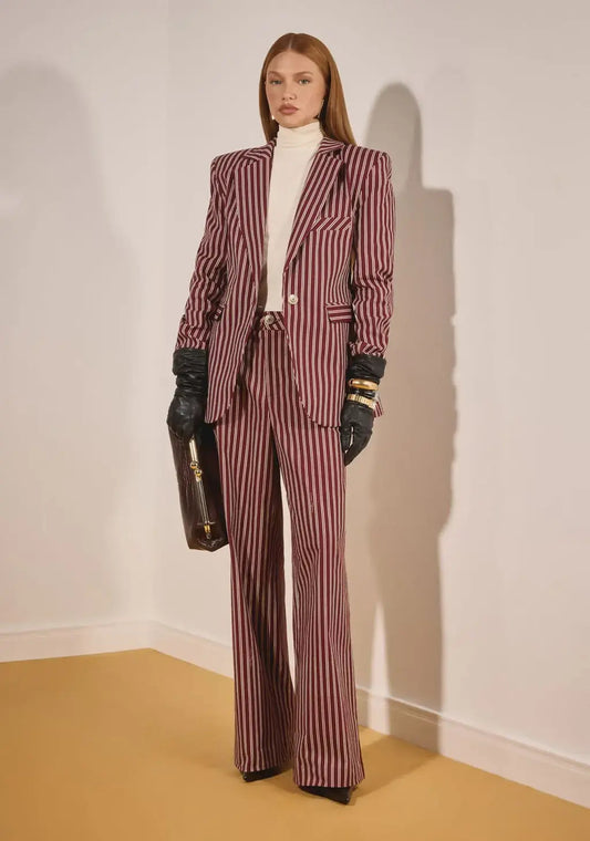 Tailored straight-leg pants Baroc Boutique