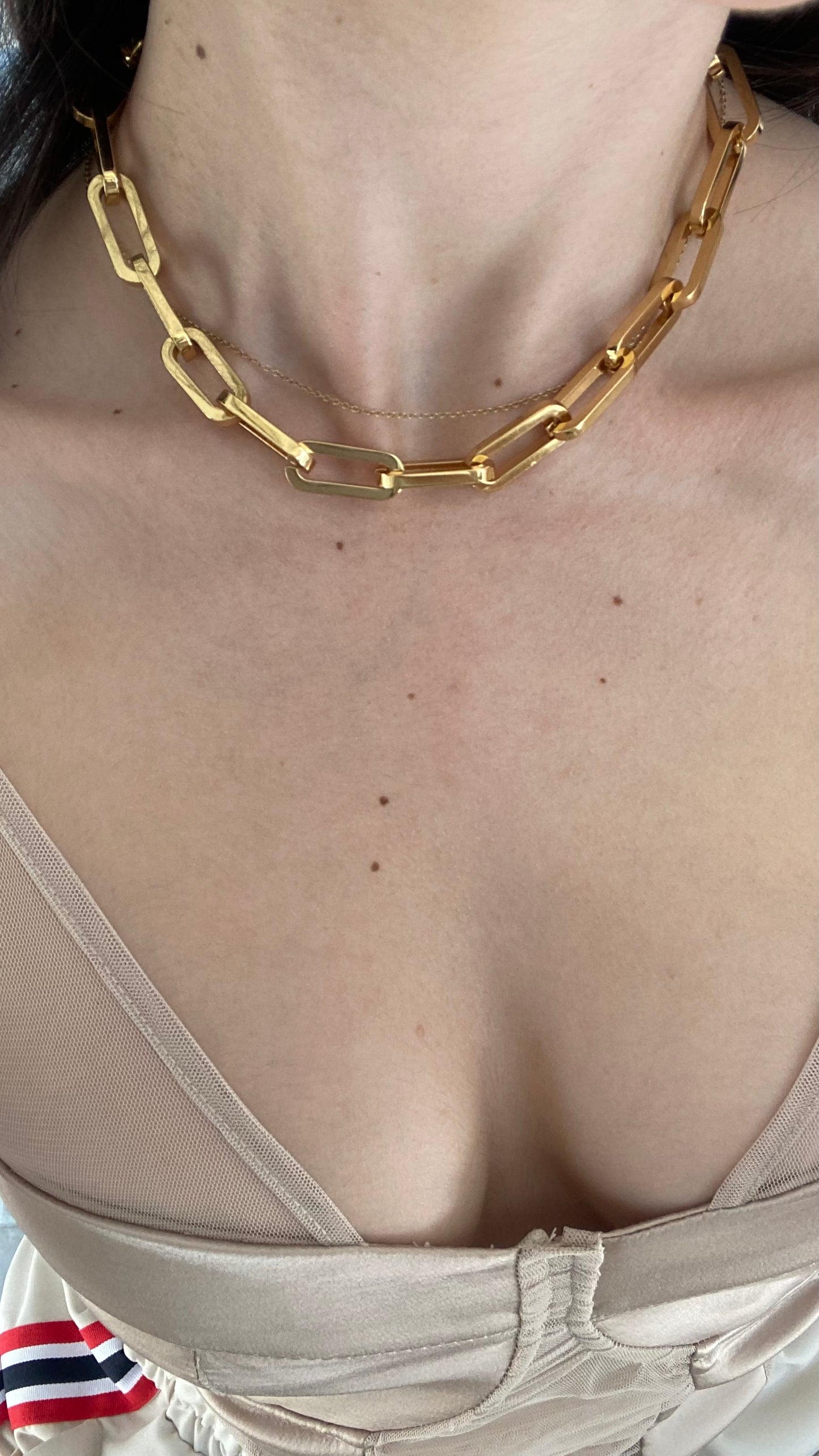 Thick gold and silver plated chain Baroc Boutique