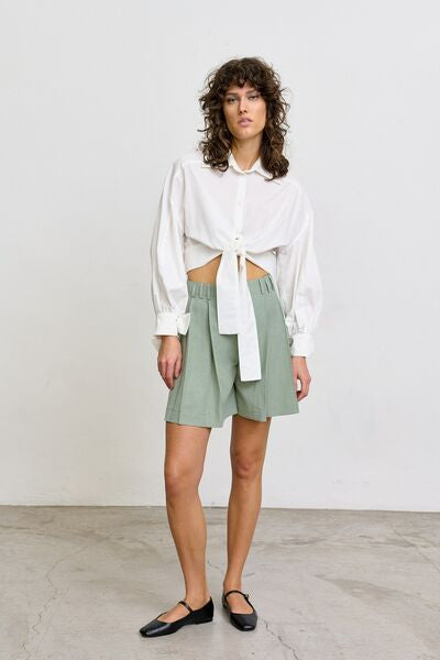 Tie detail shirt Baroc Boutique
