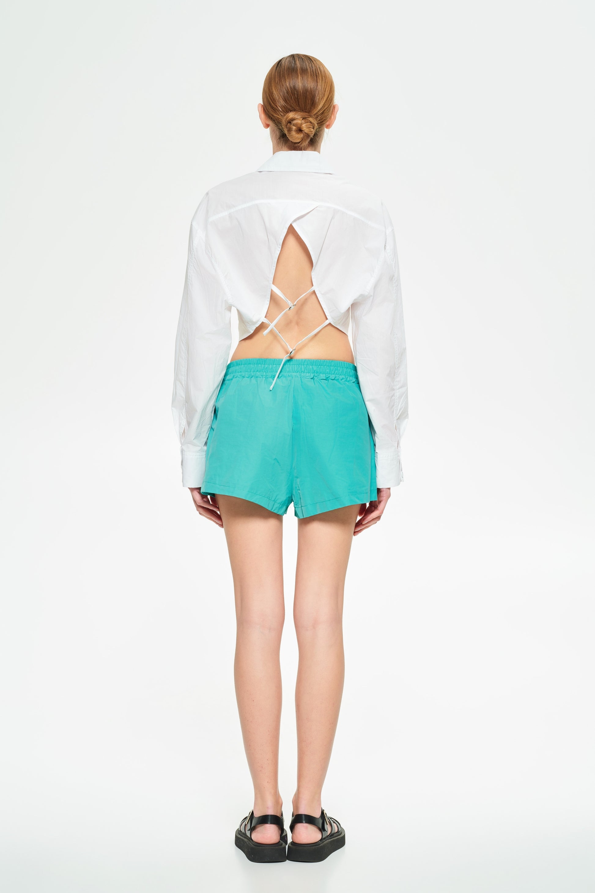 Tiffany blue short Baroc Boutique