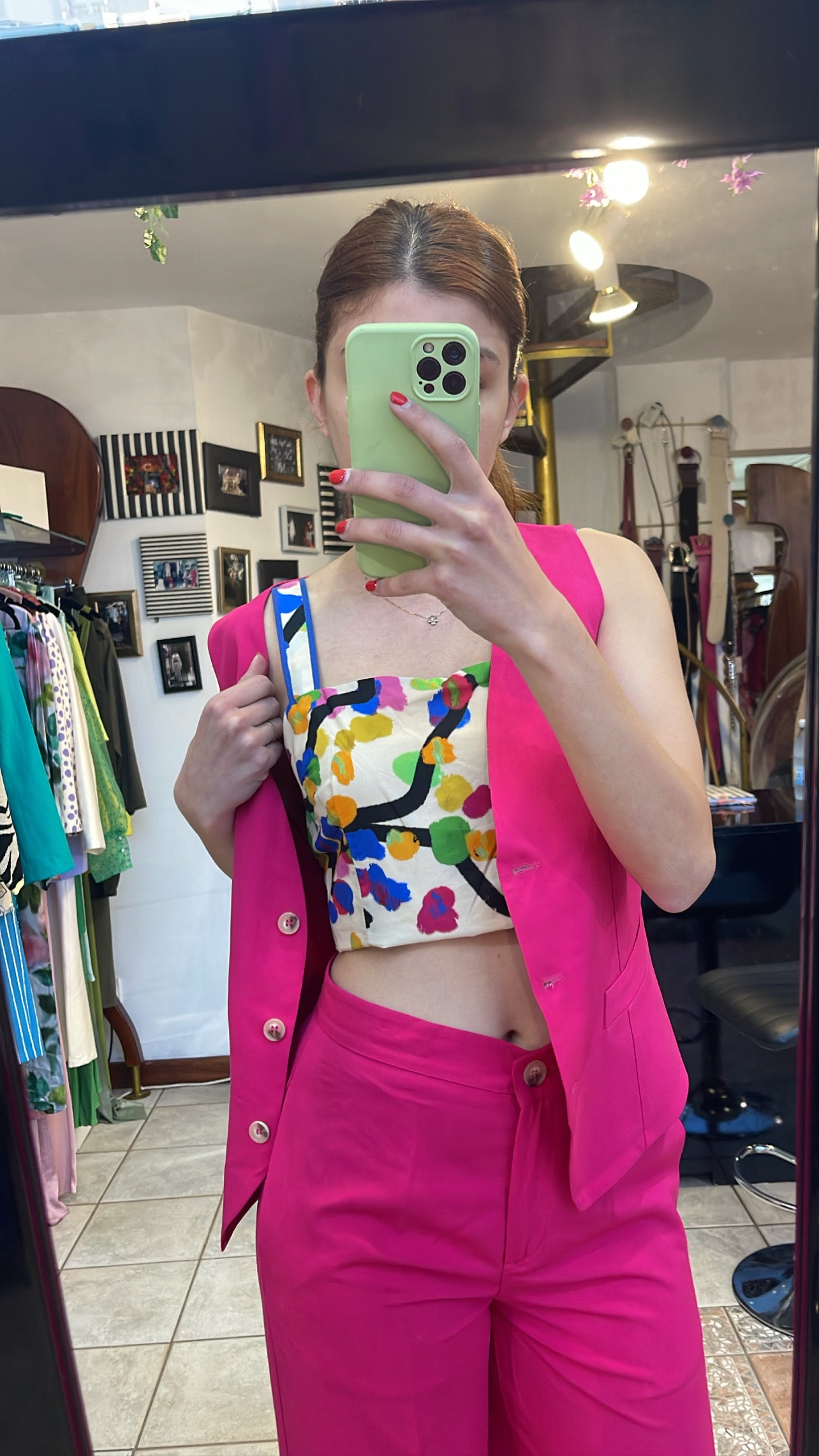 Top Crop top with gathering at the back Baroc Boutique