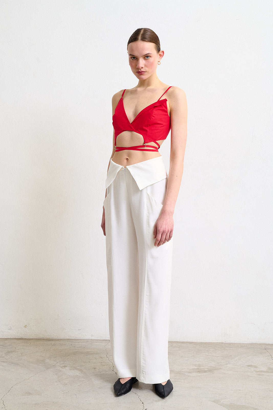 Top Poplin crop top Baroc Boutique