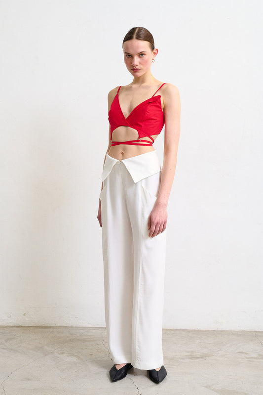 Top Poplin crop top Baroc Boutique