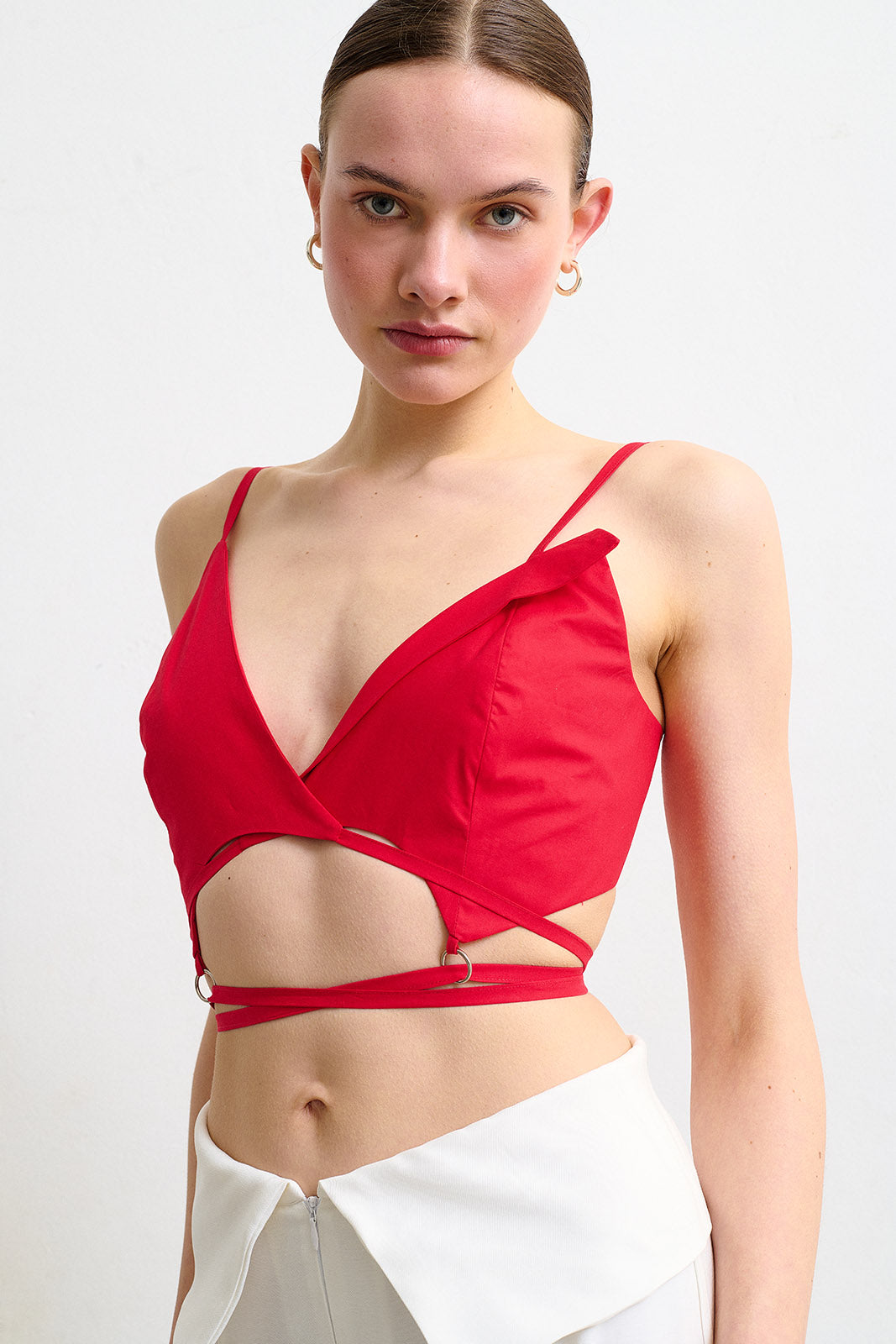 Top Poplin crop top Baroc Boutique