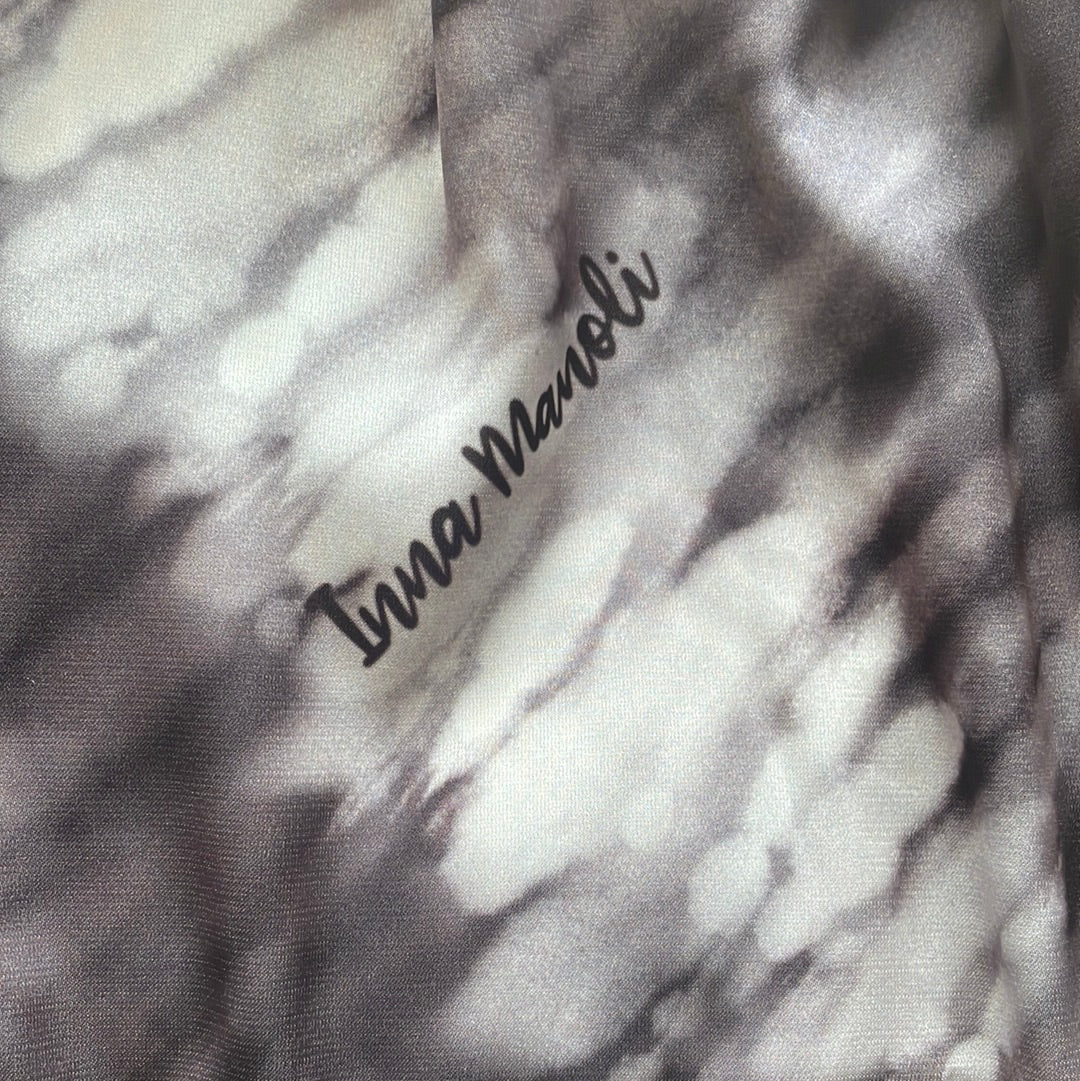 Top Satin printed crop top Baroc Boutique