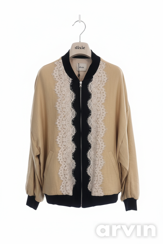 Top with straps and lace details Baroc Boutique