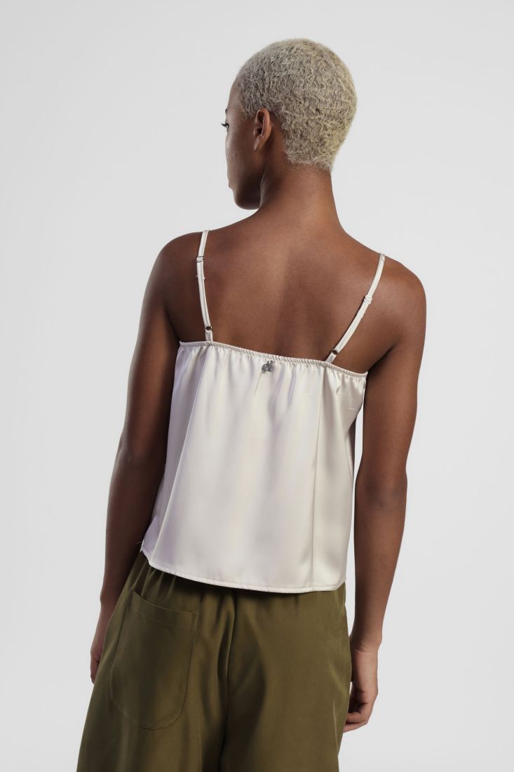 Top with thin straps and lace embroidery Baroc Boutique