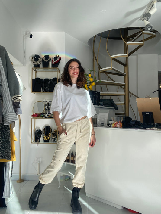 Trackpants with studs Baroc Boutique