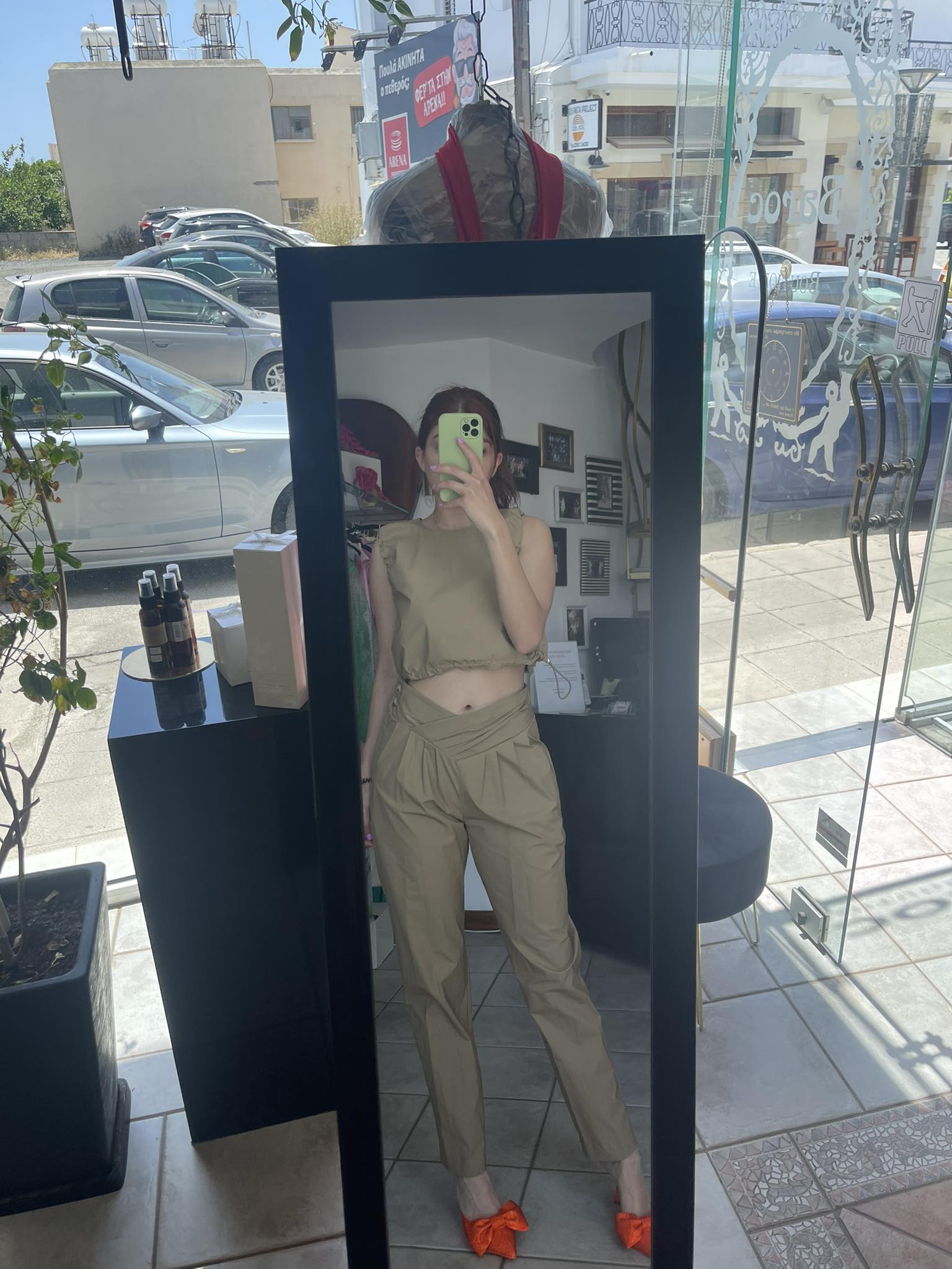 TROUSER Trousers with Crossover Waistband Baroc Boutique