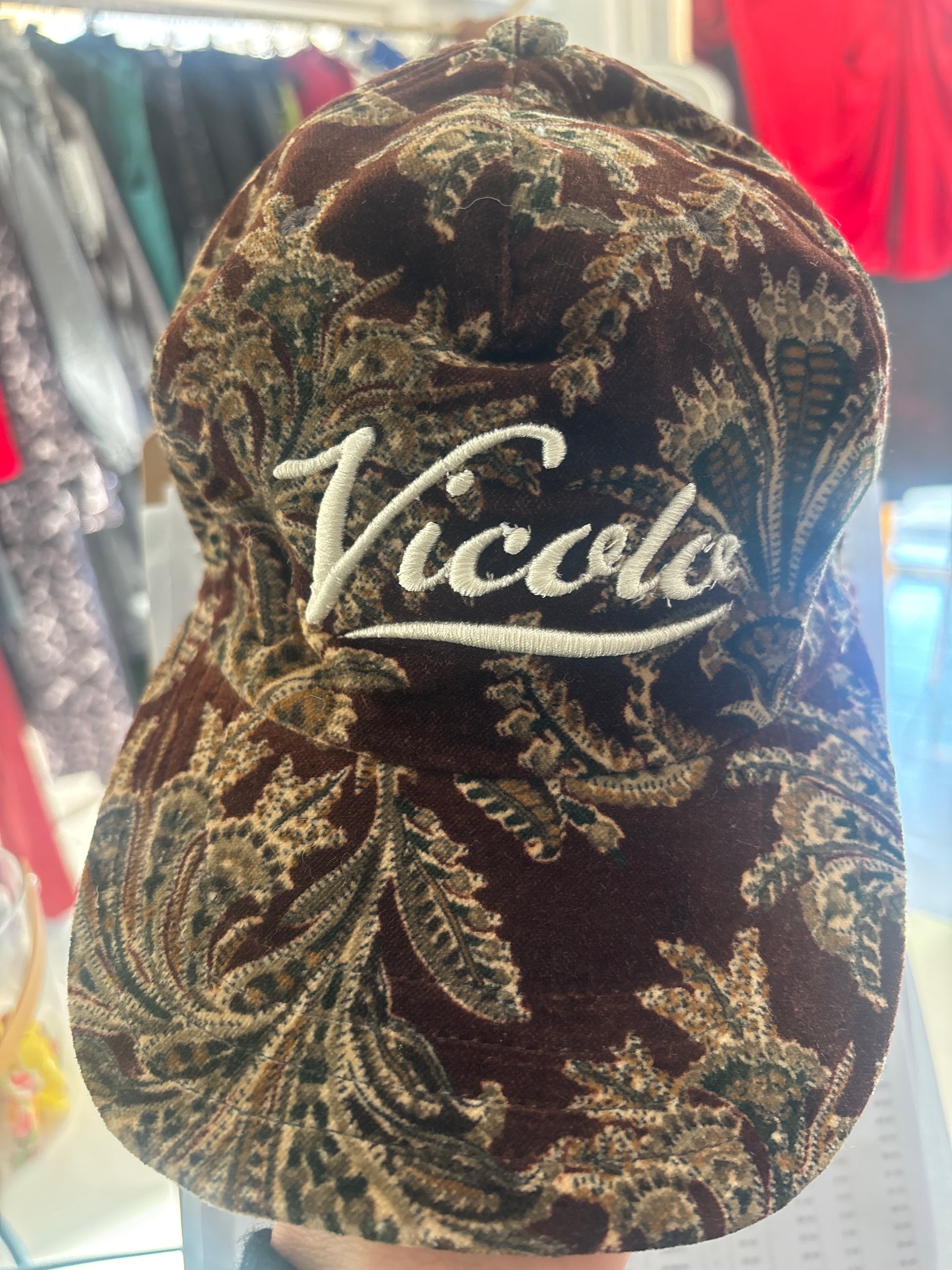 Velour baseball cap Baroc Boutique