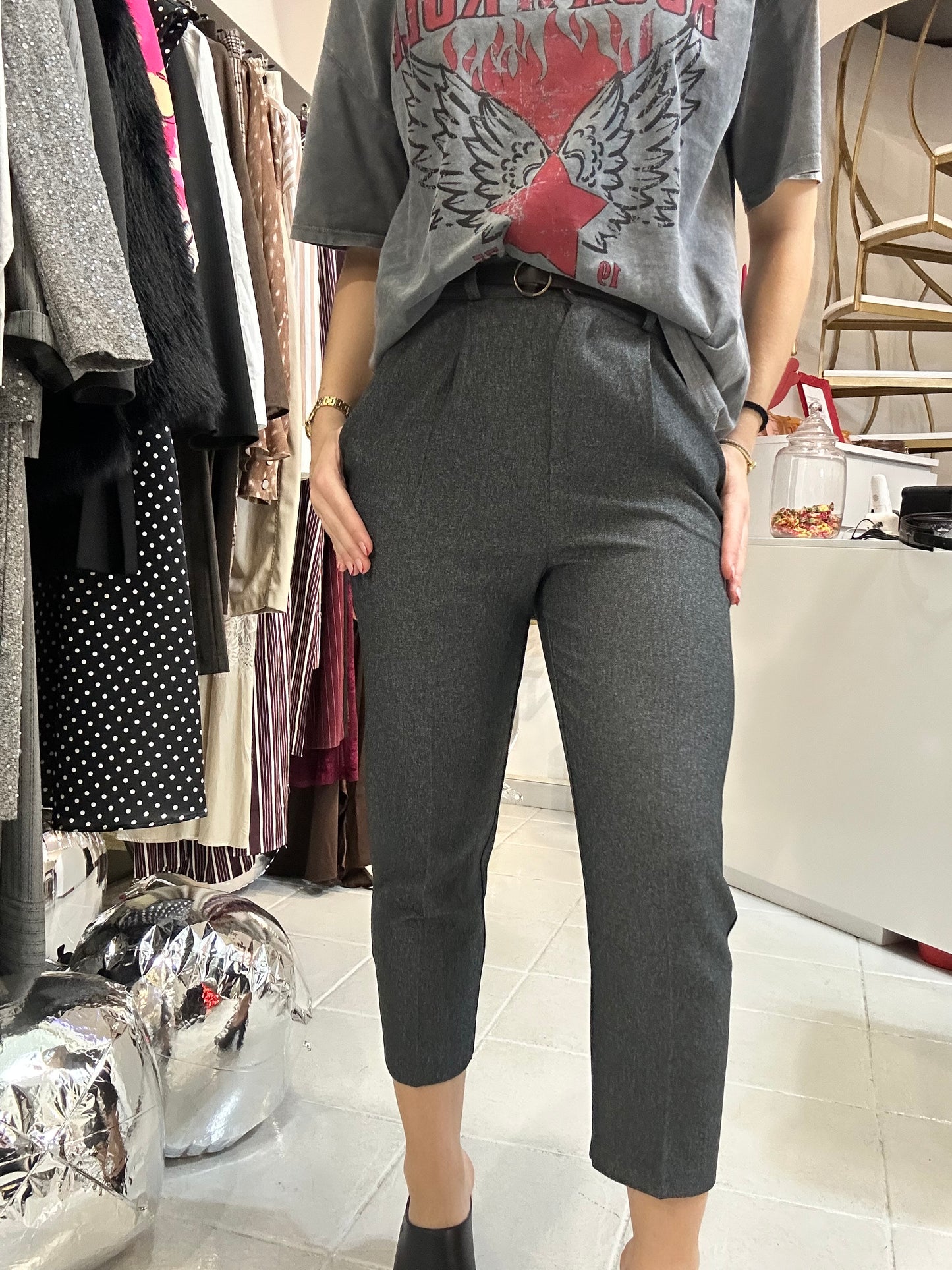 Warm ankle long pants Baroc Boutique