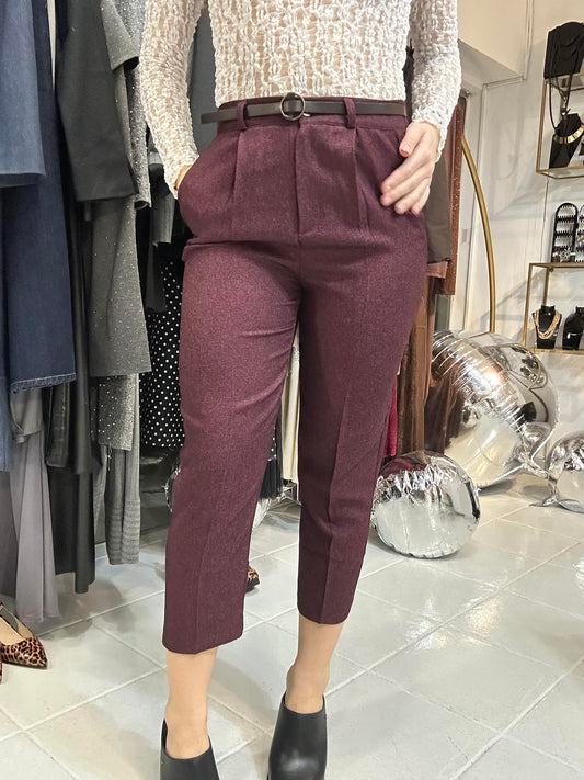 Warm ankle long pants Baroc Boutique