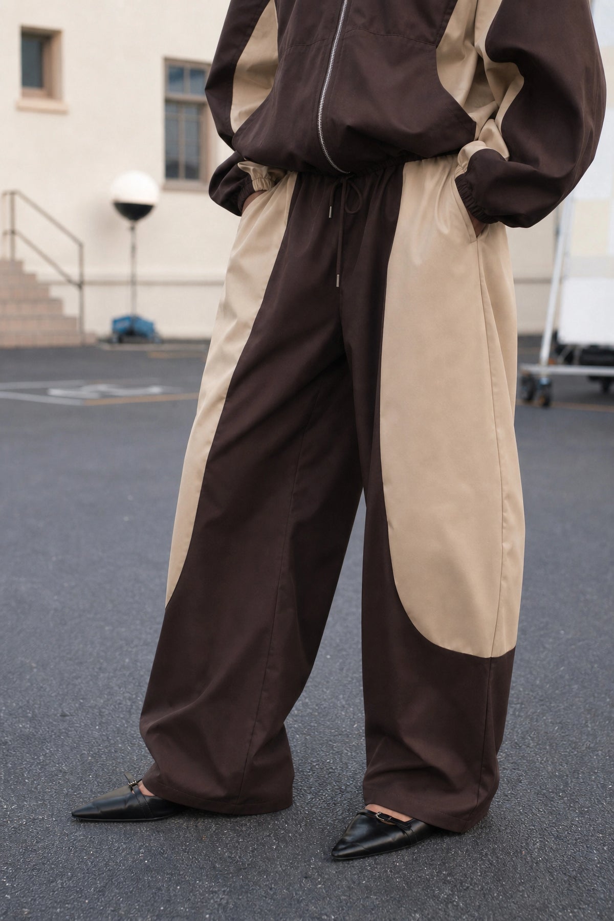 Waterproof two tone pants Baroc Boutique