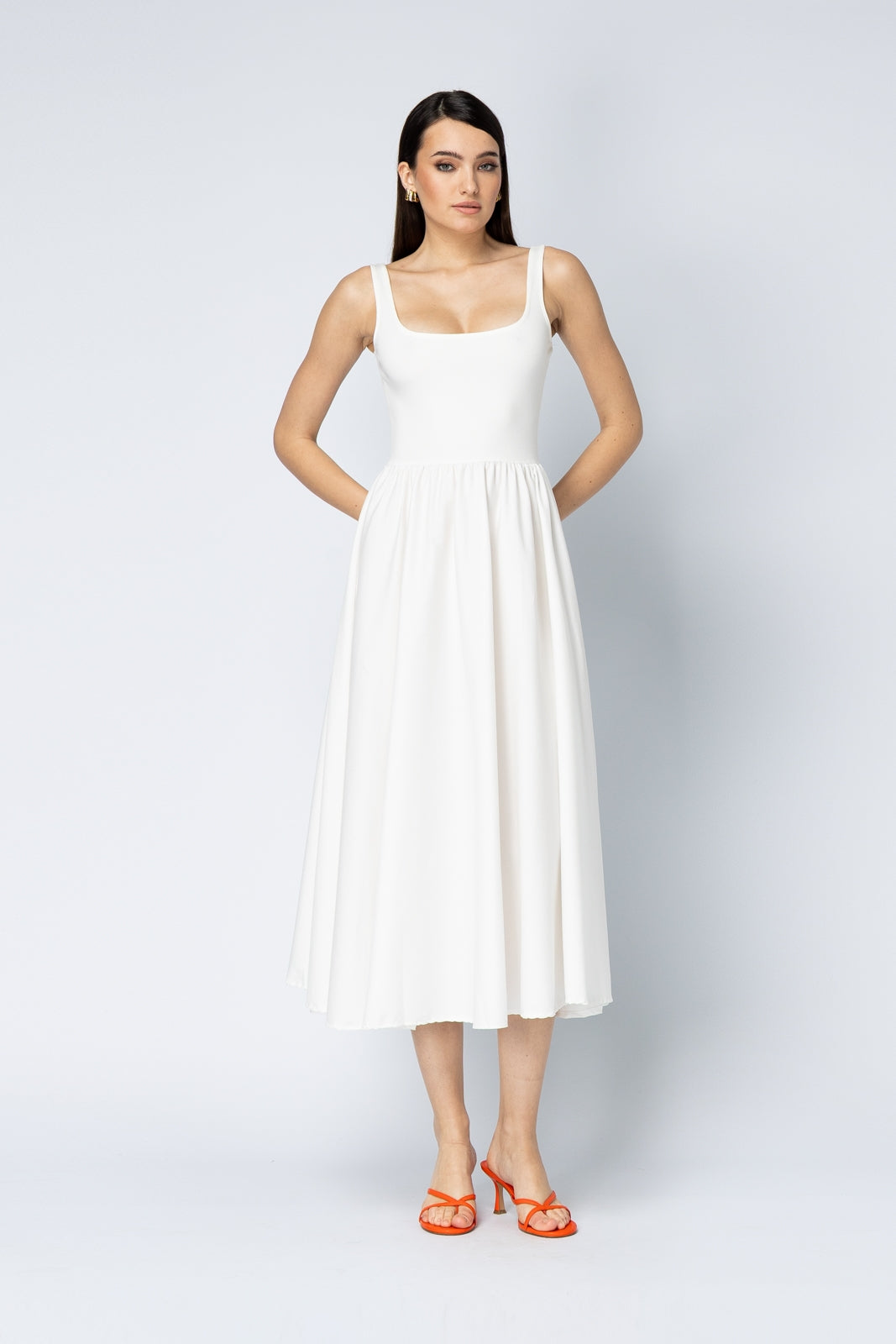 White Anastasia dress Baroc Boutique